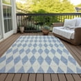 thumbnail image 6 of Addison Rugs Chantille Indoor/Outdoor Transitional Diamonds Sky Washable Rectangle Rug, 9' x 12', 6 of 6
