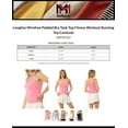 thumbnail image 2 of MixMatchy Women's Longline Wirefree Padded Bra Tank Top Fitness Workout Running Top Camisole, 2 of 7