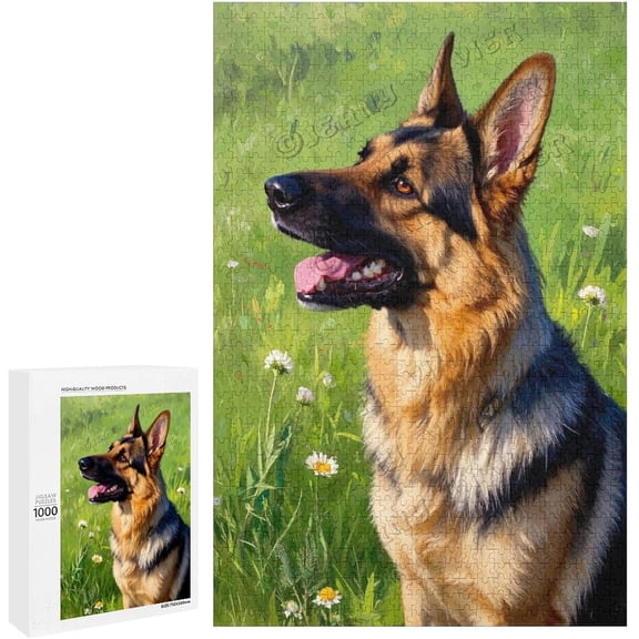 500 Piece German Shepherds Dog Theme Puzzle – Ideal for Game Night