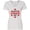 AA-White, variant on Inktastic Happy Canada Day- maple leaf circle Women's V-Neck T-Shirt