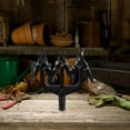 thumbnail image 4 of SEWCHICS Manual Rotary Cultivator Black Tool for Reseeding Grass in Lawn Set, 4 of 7
