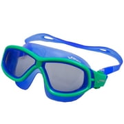 Angle View: Finis Youth Explorer Secure Fit Googles - Green/Smoke
