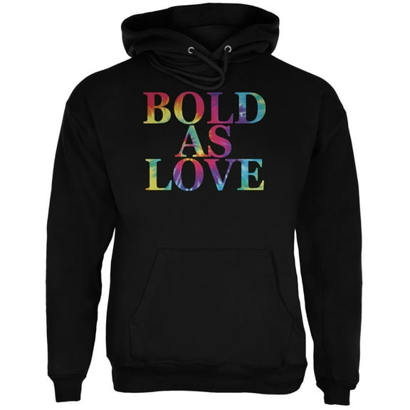 Bold As Love Black Adult Hoodie - 2X-Large