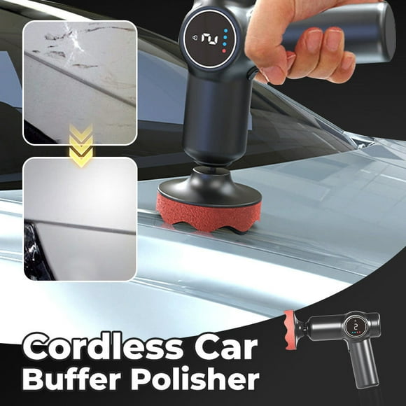 Kadlawus Car Polisher Kit for Auto Detailing, Cordless Buffer Polisher with Rechargeable Battery, Dual Speed Adjustable Polishing Machine for Car Paint, Glass, Floor