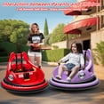 thumbnail image 5 of Kids Bumper Car Ride on, 12V Ride on Toy with Remote Control, Bumper Car for Kids Toddlers 1-5 Years Old, Bluetooth, Colorful Light, Red, 5 of 10