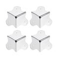 thumbnail image 1 of Unique Bargains Metal Box Corner Protectors Wooden Box Edge Guard Protector 60 x 60 x 60mm 4 pcs, 1 of 3