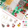 thumbnail image 3 of Kit para hacer pulseras Ganepwns Christmas Beals, color verde arcilla y rojo, 3 of 3
