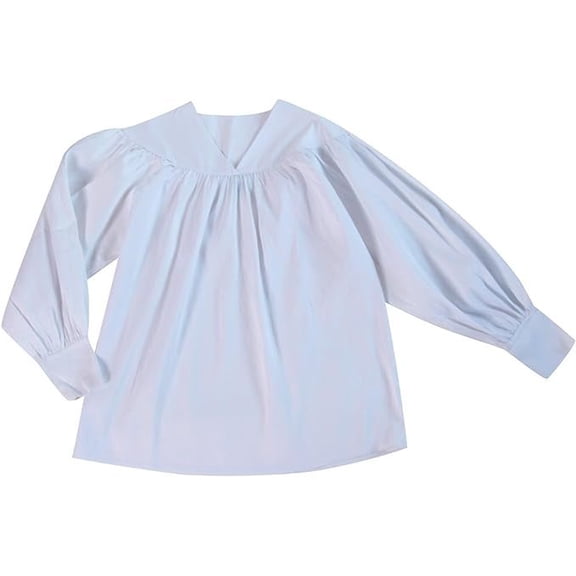 Making Believe Boys Deluxe Renaissance Shirt (Small 6/8, White)