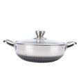 thumbnail image 1 of Frying Pan, Stainless Steel Frying Pans, Dishwasher Safe Frying Pan, Induction Cooker,  Gas Frying Pan with Lid, 1 of 7