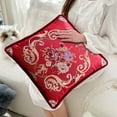 thumbnail image 6 of Steadline 19 Inch European Jacquard Throw Pillow - Luxury Sofa Back Cushion with Embossed Floral Pattern - Car Seat Bedroom Decorative Pillow Cover - Home Decor Accent Piece, 6 of 7