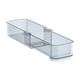thumbnail image 2 of Caja organizadora de vajilla (1 unidad), 35 x 9,6 x 6 cm, separadores de cajones con compartimentos expandibles de plástico para utensilios de cocina (transparente), 2 of 9