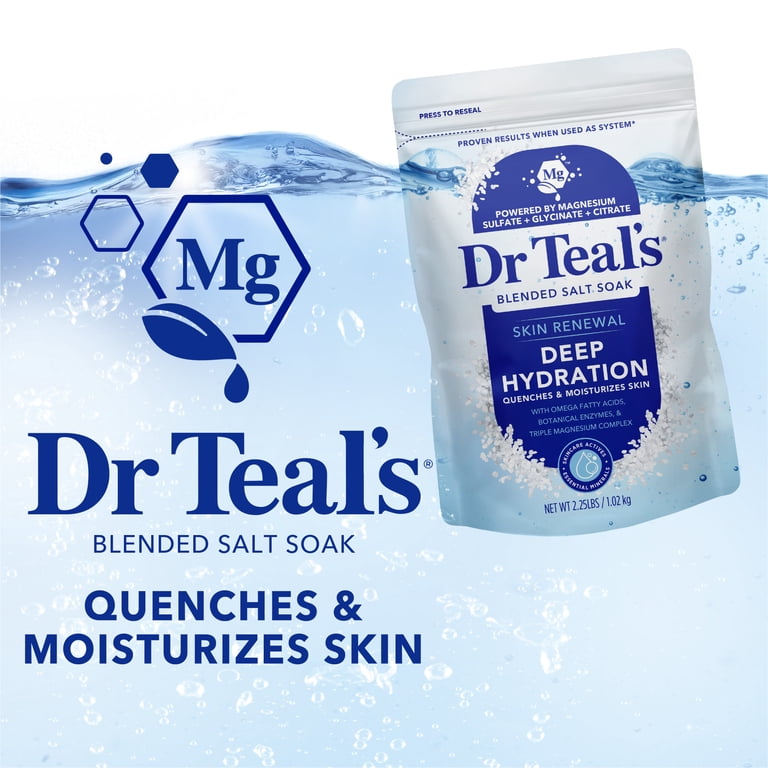 Dr Teal's Skin Renewal Deep Hydration Salt Soak, 2.25 lbs photo 2