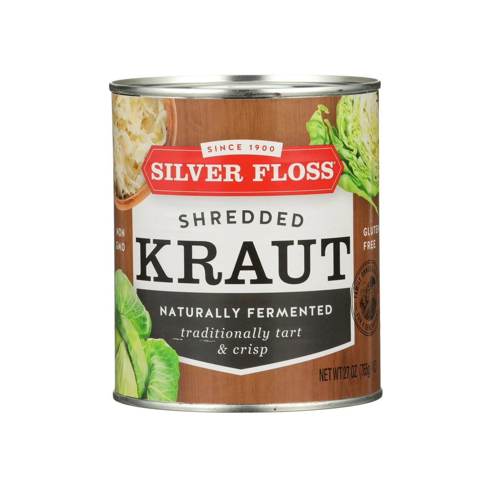 Silver Floss Shredded Sauerkraut, 27 Oz