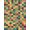 Multicolor, Pattern 6, variant on ODIKA Eccentric Interlocking Squares Funky Geometric Vibrant Checkerboard Pet Friendly & Kids Safe Play for Playroom, Bedroom, Reading Nook