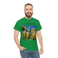 thumbnail image 5 of I Robot Unisex Heavy Cotton Streetwear T-Shirt A Robot riding unicycle, 5 of 12