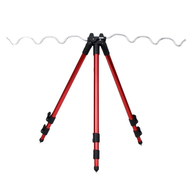 Trépied Pour Canne à Pêche VGEBY – Hauteur Réglable 26-62 Cm, Alliage Alu, Pliable, Stable Sur Sable, Boue Ou Roche