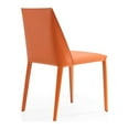 thumbnail image 5 of Manhattan Comfort Paris 17.32" Leather Dining Chair in Coral Orange (Set of 2), 5 of 5
