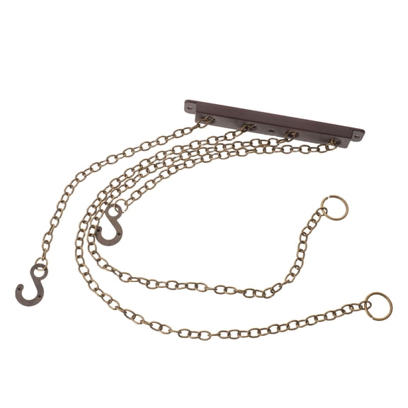 COMPUKAS Dark Brown Metal Clock Chain for Cuckoo Grandfather Clock Replacement and Repair Use