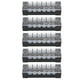 thumbnail image 5 of Tira De Barrera De Terminales, Bloque De Terminales De 6 Posiciones Retardante De Llama 15A 600V Cubierta Transparente Tornillos M3 Para Mantenimiento Automotriz, 5 of 7
