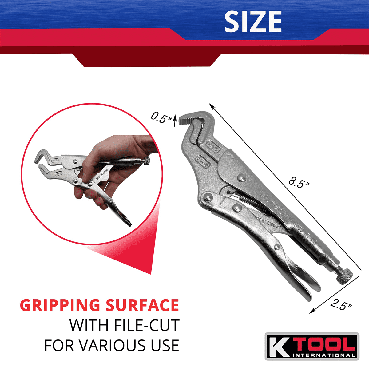 K Tool International 54053, 9" Parrot Pliers