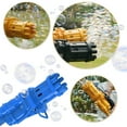 thumbnail image 2 of Bubble Making Machine Kids Plastic Air Bubble bubble maker bubble machine Maker Outdoor Children Electric Bubbler Toy, Blue, 2 of 9