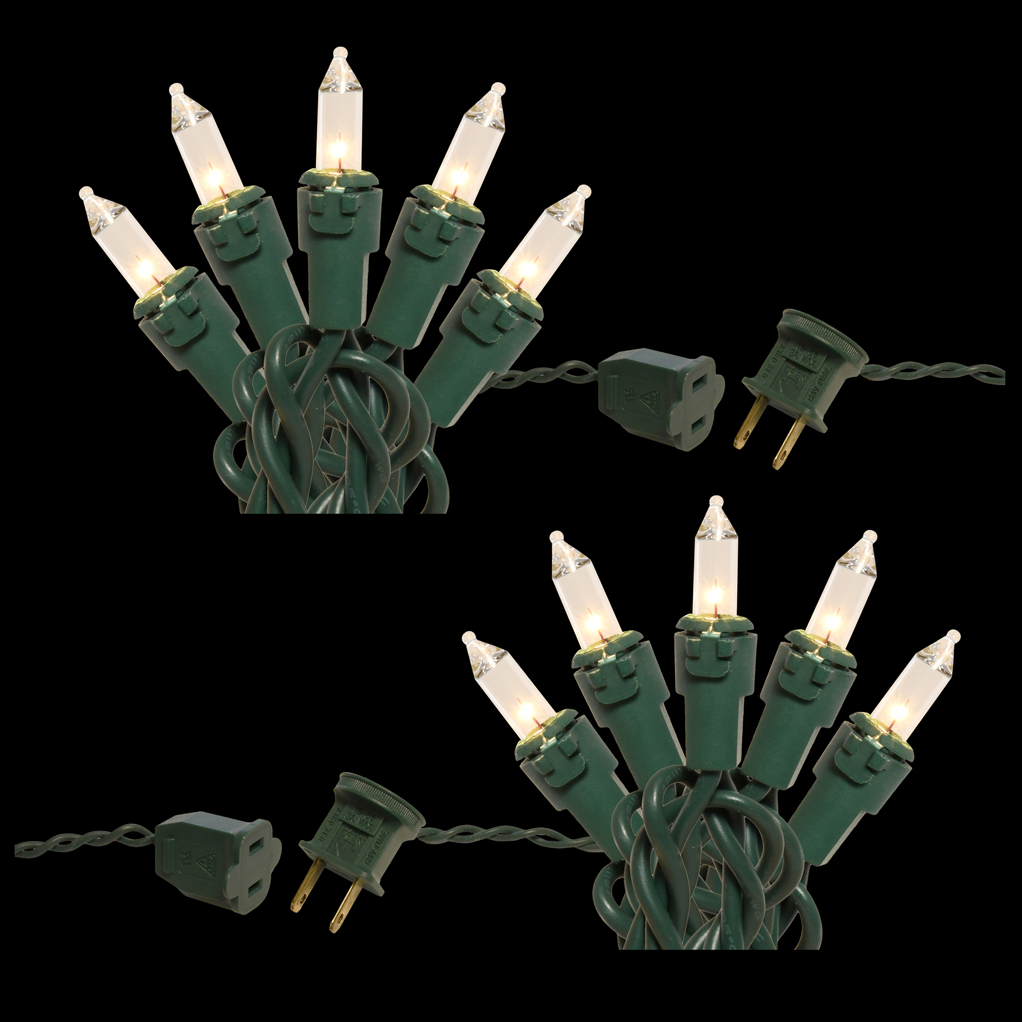 LumaBase Luminarias Mini String Lights, 100Count, 2Pack