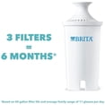thumbnail image 2 of Filtro de agua estandar Brita Filtros de reemplazo estandar, 2 of 2
