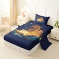 thumbnail image 2 of Erosebridal Capybara Twin Sheet Sets For Capybara Lover,Galaxy Starry Night Bedding For Kids Girls 3-Piece, 2 of 6
