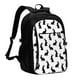 thumbnail image 1 of Fotbe Black Rabbit Mochila con Estampado y Puerto USB para Hombre y Mujer, Mochila Antirrobo, Mochila de Viaje, Mochila Escolar, Mochila Universitaria, 1 of 7