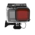 thumbnail image 3 of Caja de accesorios ZHAOCHENG para GoPro Hero 9 Black filtro de buceo rojo rosa morado AT1155, 3 of 5
