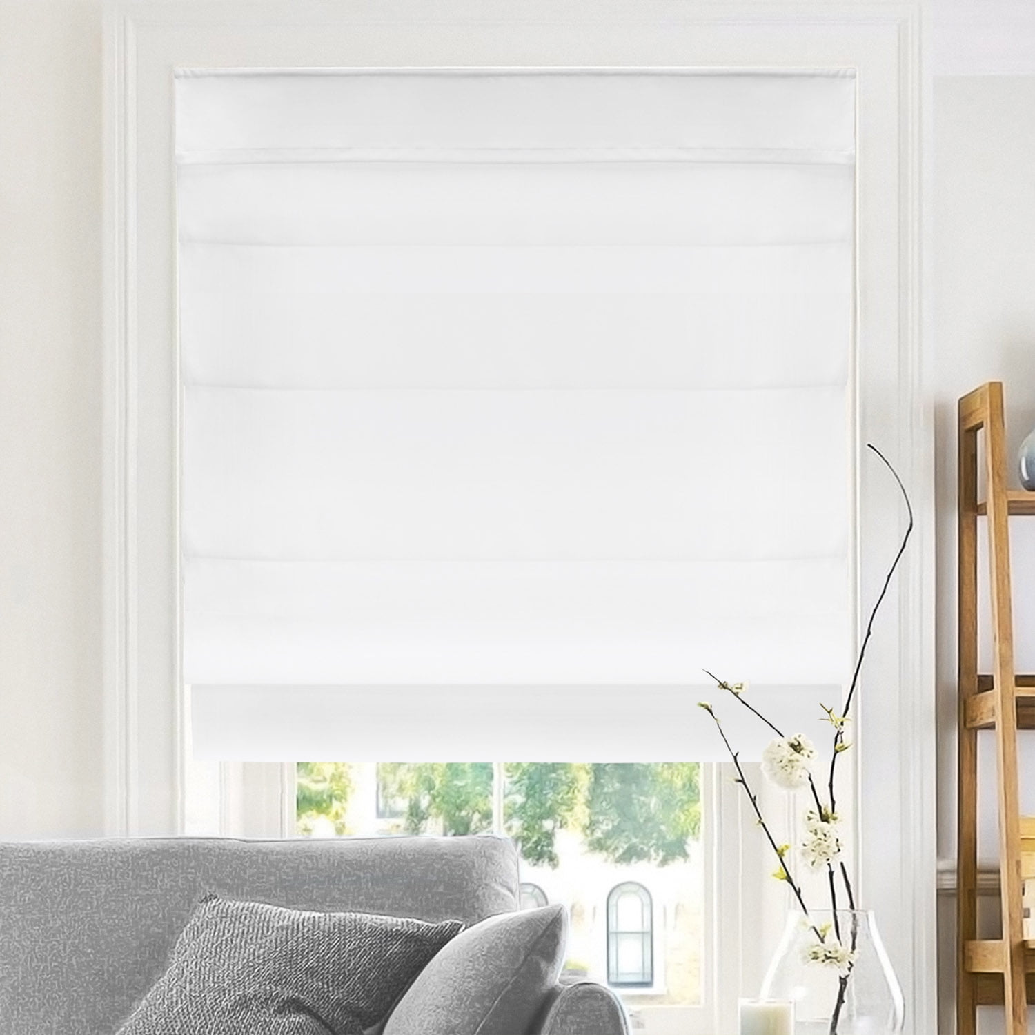 Chicology Privacy & Light Filtering Cordless Roman Shades