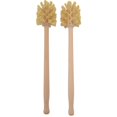 thumbnail image 1 of Cepillo para Inodoro, Paquete de 2 Cepillos de Madera para Inodoro Hechos de Madera de , Cerdas de  Fuertes con Poder de Limpieza de 360 °, 1 of 1