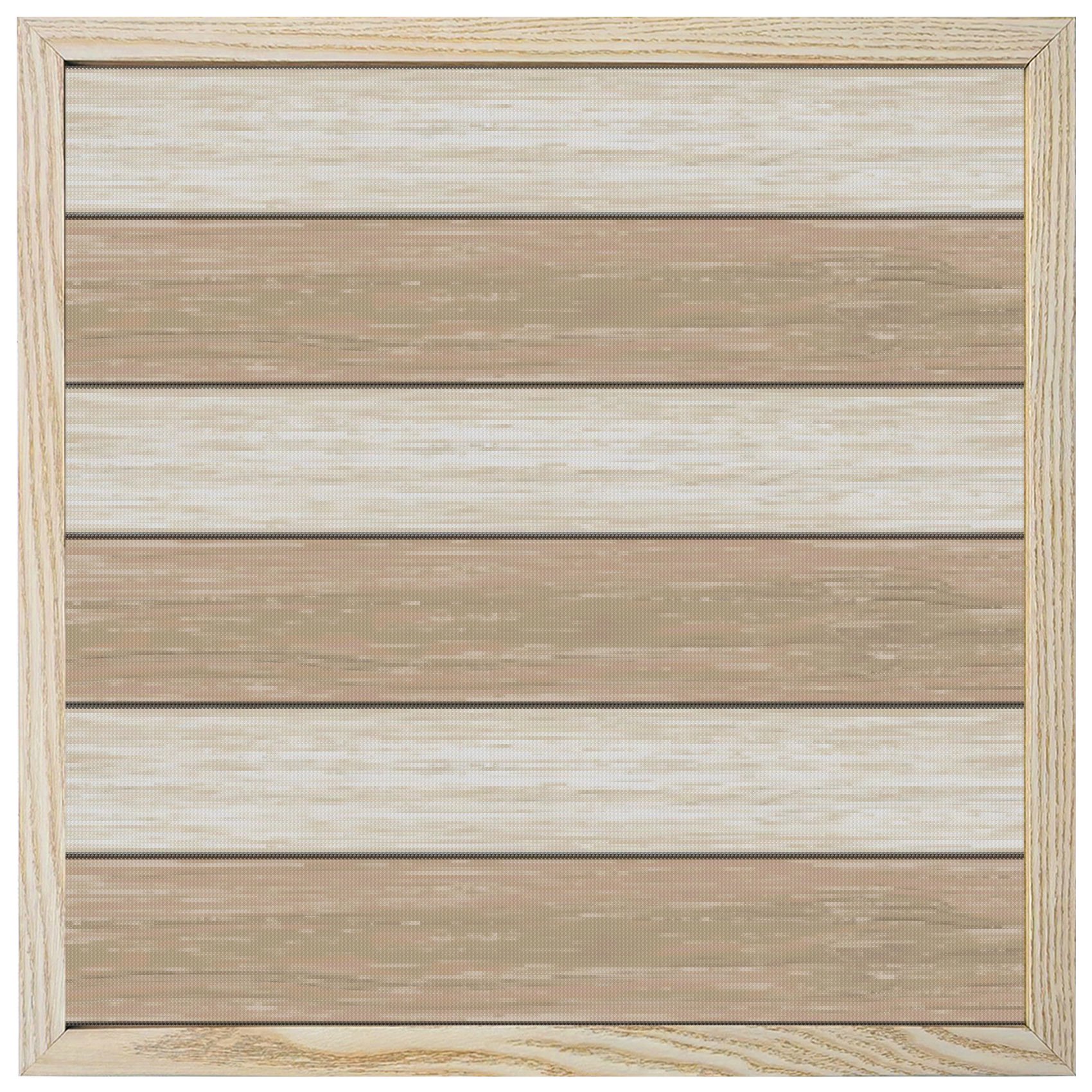 Diamond Painting Kits Khaki Wood Grain 5D Diamond Painting Dots Gem Craft Framed Canvas Ombre Wooden Stripe Full Drill Diamond Art Paintings for Adults Beginners Living Room Wall Decor 12x12 Inch