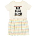 thumbnail image 3 of Inktastic I Am Black History Month Girls Toddler Dress, 3 of 5
