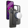 thumbnail image 3 of Dteck Magnetic Guardian Designed for iPhone 14 Pro Case [Military Grade Drop Tested] [Compatible with MagSafe] Slim Translucent Matte Case for iPhone 14 Pro Phone Case (6.1"), Darkgreen, 3 of 11