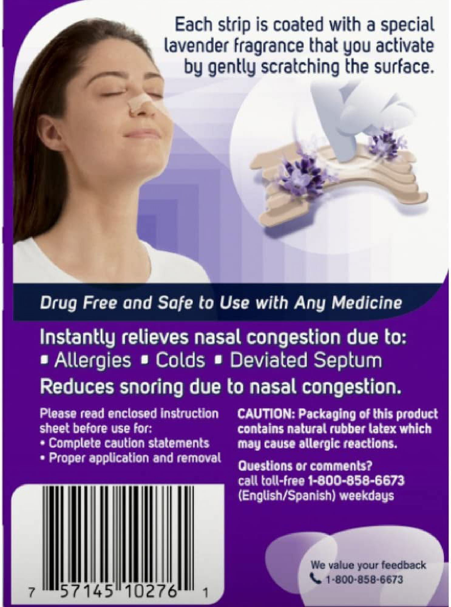 Breathe Right Breathing Relief Nasal Strips, 36 Count