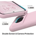 thumbnail image 3 of KOMI for Google Pixel 8 Case, Liquid Silicone Case with 2X Screen Protectors, Full Body Protective Cover, Shockproof, Slim Phone Case, Anti-Scratch Soft Microfiber Lining 6.2", Hot Pink, 3 of 5