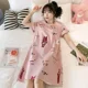 thumbnail image 3 of Camisones sexys para mujer, ropa de dormir de dibujos animados, vestido de noche de manga corta, pijamas femeninos, camisetas de dormir de tela para el hogar de verano 2024, 3 of 5