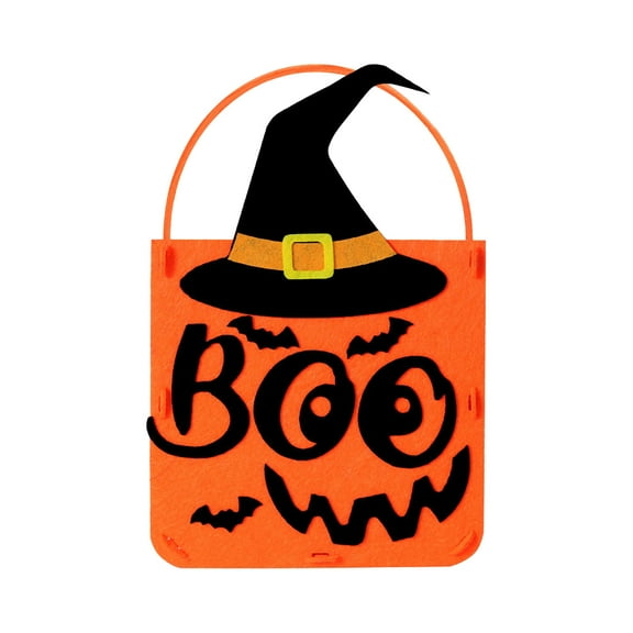 KMMYS Funny Bats Ghost Candy Gift Packaging, Halloween Treat Bag, Multi-functional Gift Wrapping, Reusable Non-woven Fabric, Ideal for Halloween Parties and Trick-or-Treating