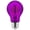 Purple, variant on Sunlite LED Filament Blue A19 E26 Base 4.5W (60W Equivalent) Dimmable Light Bulb, 2 Count