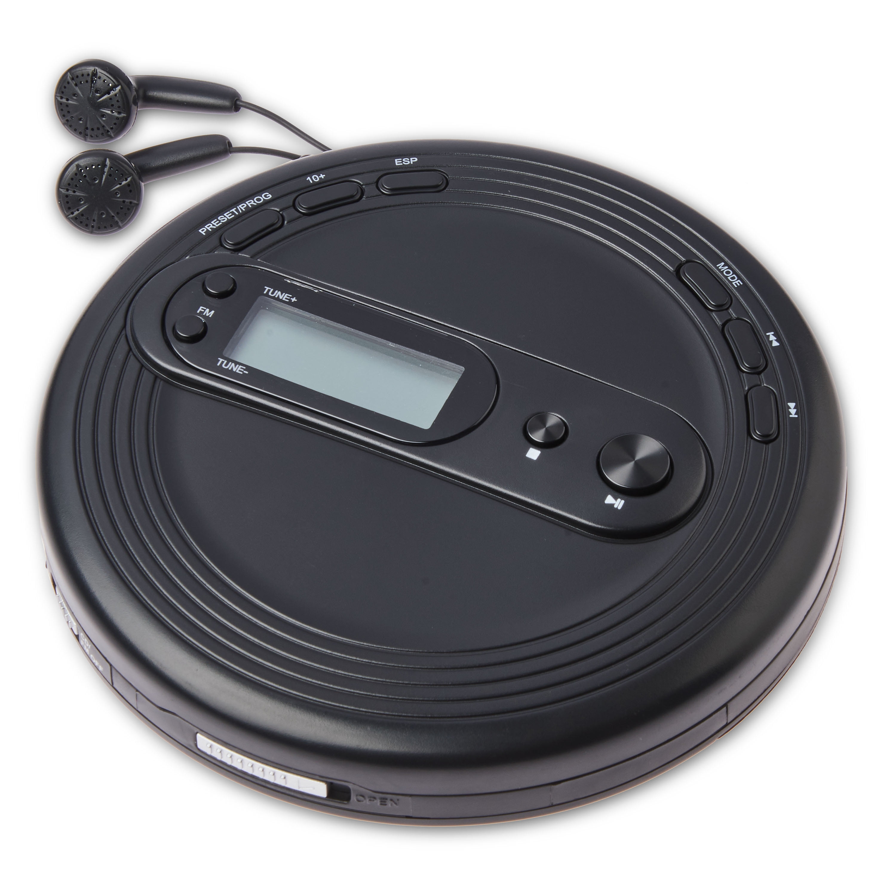 Supersonic Personal Portable CD player with Earphones CD-R CD-RW Disc SC251 