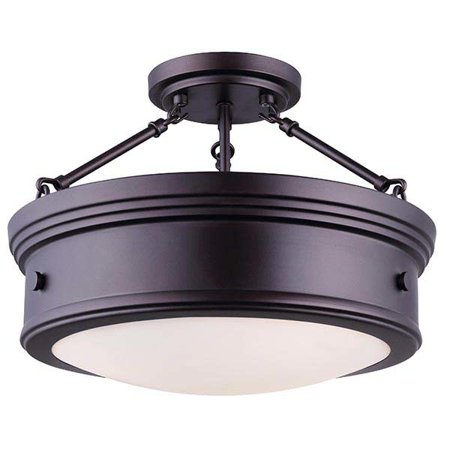 Canarm Isf624a03 Boku 3 Light 15 Wide Semi Flush Ceiling Fixture