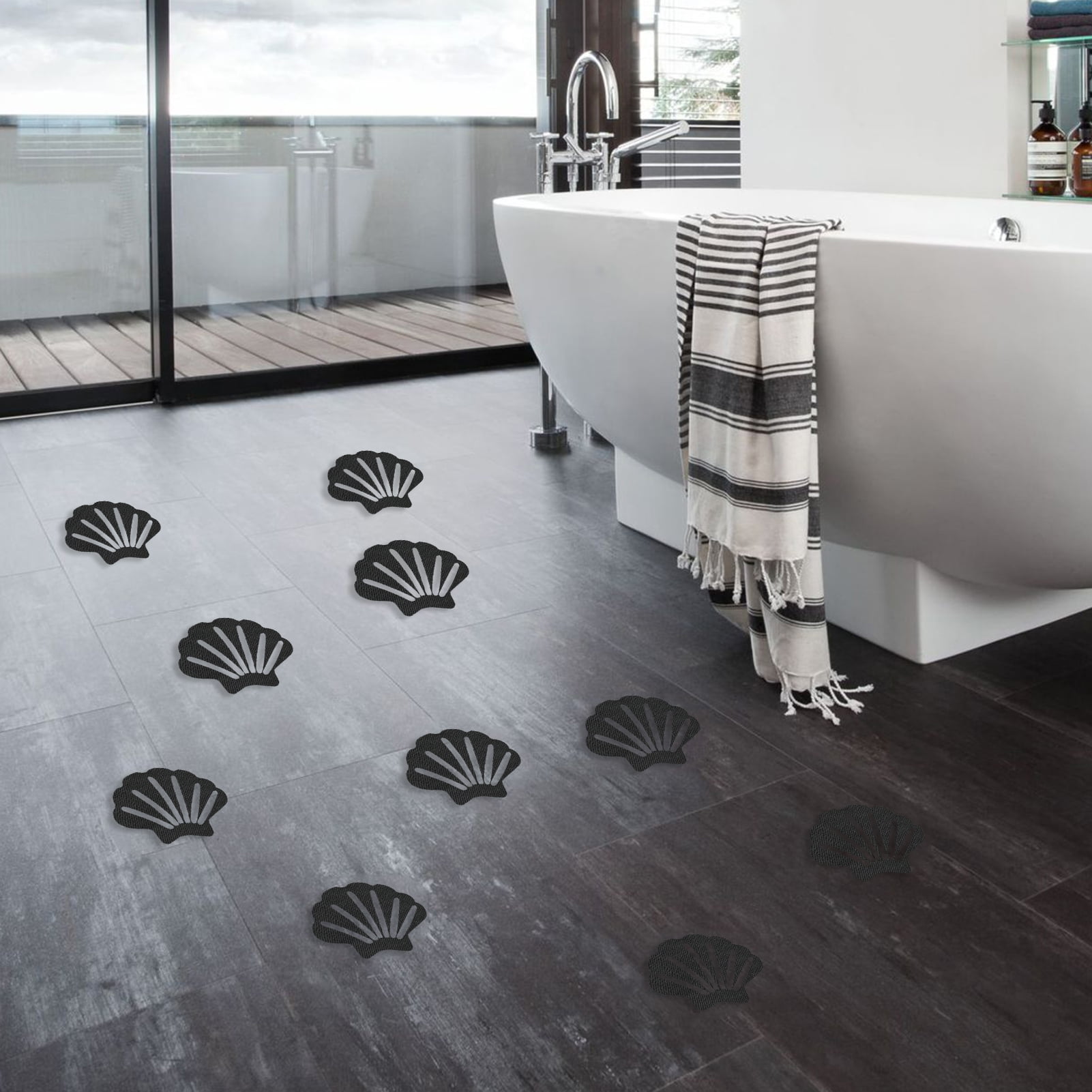 Zruodwans Shower Floor Safety Stickers Bathtub Nonslip Stickers