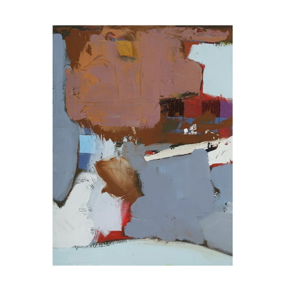 Canvas Wall Art - Erin McGee Ferrell 'Colorful Expressionism II' Wall Art for Living Room, Bedroom, or Office Décor by Trademark Fine Art - 14 x 19 Inches