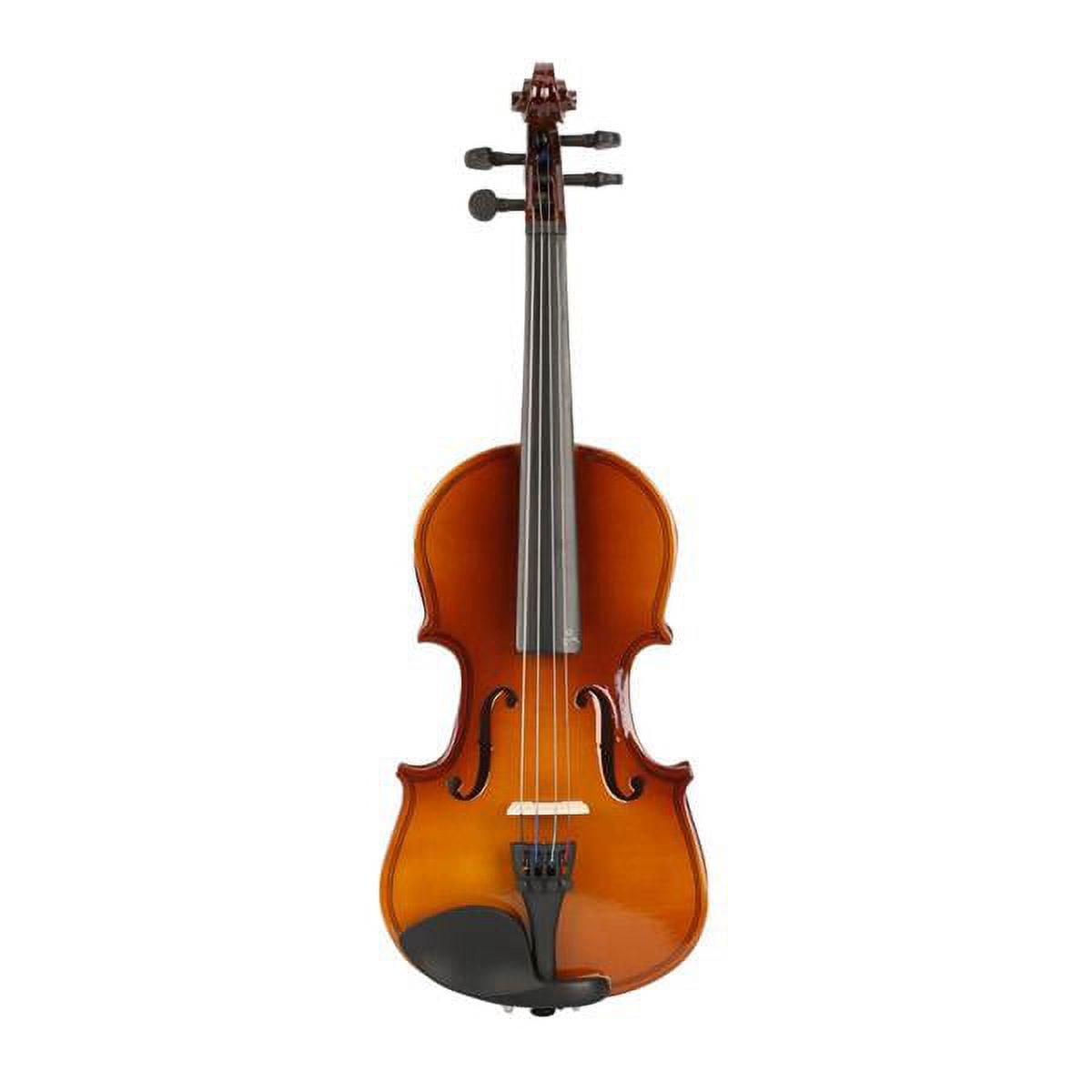 New 1/8 Acoustic Violin Case Bow Rosin Natural