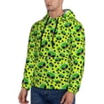 thumbnail image 3 of Lsque Frogs Pattern Casual Men's Hoodie,Hooded Sweatshirt with Kangaroo Pocket,Pullover Hoodie-XX-Large, 3 of 7