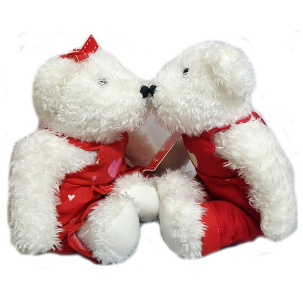 Hallmark Kiss Kiss Be My Valentine Day Blushing Bears Pair of Two 9
