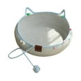 thumbnail image 2 of Cama para gatos tejida a mano, almohadilla rascadora para gatitos, resistente a los arañazos, protector de muebles, accesorios para mascotas, rascador L, 2 of 8