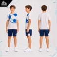 thumbnail image 5 of RBX Boys Athletic Outfit Shorts Set Breathable Performance Graphic Tee and Mesh Gym Shorts 2 Piece, 5 of 7