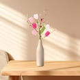 thumbnail image 4 of PTOOTP Lifelike Faux Tulips Pink Cloth Versatile Decoration for Valentine's and Mother's Day, 4 of 8